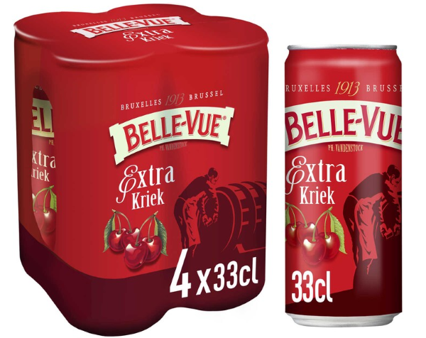 Exclusive! Online Belle-Vue Kriek Extra 4,1° - CAN - 4x33cl - KEGS-...