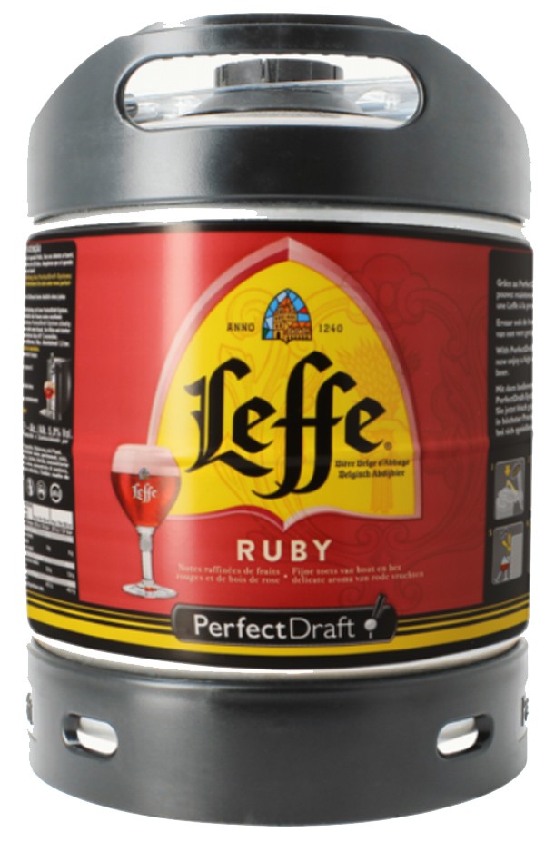 Leffe Ruby Fût 6 Litres Perfect Draft 5% - La Cave - Maison Carpentier